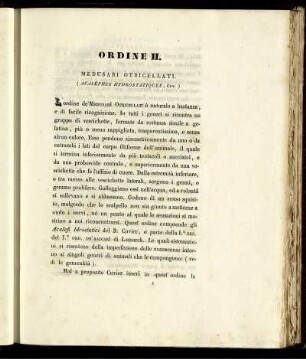 Ordine II. Medusari Otricellati. (Acaléphes Hydrostatiques, Cuv.)