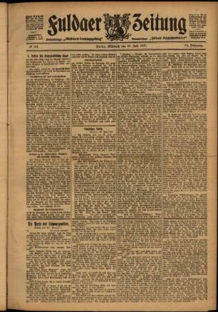 Ausgabe vom Mittwoch, den 17. Juli 1907.