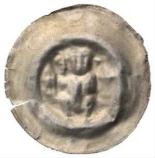 Fundmünze, Brakteat, um 1270 - 1275