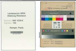 Entnazifizierung Paula Kemper , geb. 19.07.1890 (Angestellte)