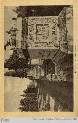 Pompei – Via delle Tombe – Via delle Tombe – The Street of the Tombs – Die Strasse der Graeber – Via delle Tombe