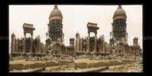 Zerstörtes Rathaus nach dem Erdbeben, San Francisco
