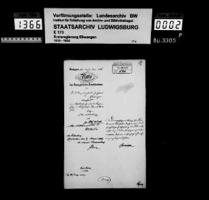 Schuldenwesen der Kirchengemeinde Leuzendorf