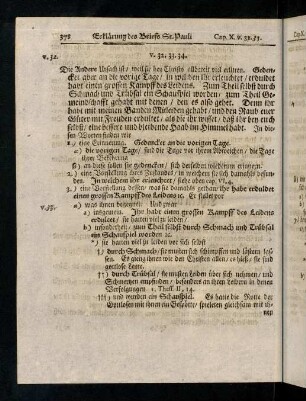 378-387, V. 32 - 34; Lehren und Gebrauch; V. 35 - 39