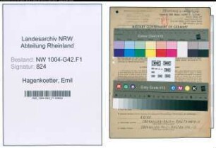 Entnazifizierung Emil Hagenkoetter , geb. 17.02.1890 (Revisor)