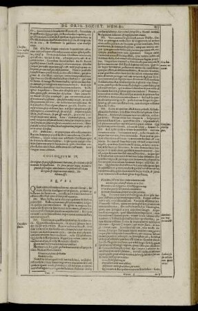 Colloquium IV. De origine & progressu societatis humanæ [...]