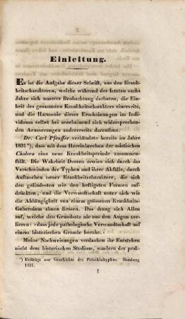 Zur Genesis und Therapeutik der epidemischen Cholera und über deren Verhältniss zum Morbus miliaris : nach eigenen, in Eger und München gesammelten Erfahrungen