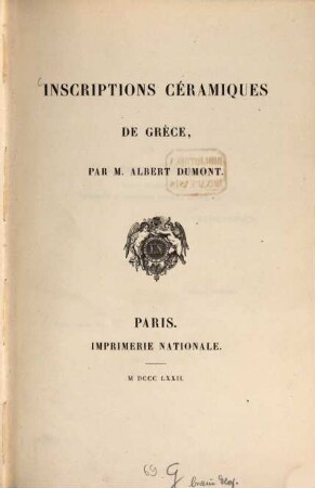 Inscriptions céramiques de Grèce