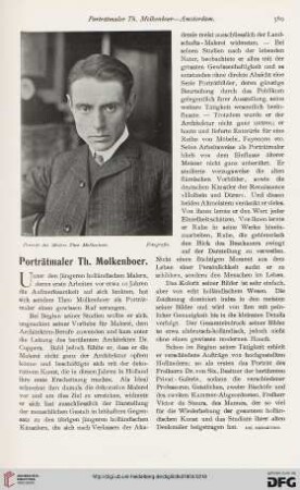 Porträtmaler Th. Molkenboer