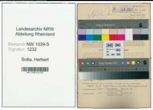 Entnazifizierung Herbert Sotta , geb. 25.02.1915 (Arbeiter)