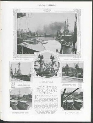 La escuadra argentina en el puerto de la capital