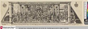 [Salomon recevant la reine da Saba; Salomon empfängt die Königin von Saba]