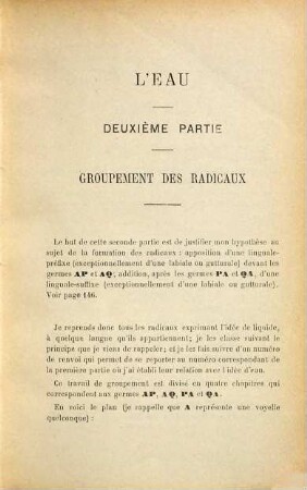 L'eau Étude philologique, 3,2