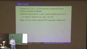 Log-determinants in conformal geometry.