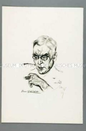 Bildnis des Schriftstellers Karl Schönherr