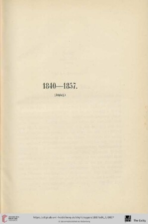 Berlin, 1840-1857 (Schluß)