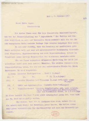Brief an Fritz Meyer : 07.02.1917