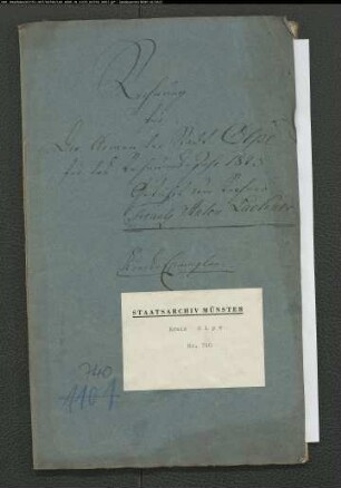 Rechnung für den Armenfonds zu Olpe Bd.11