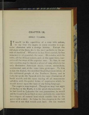 Chapter IX. Cuban toilers.