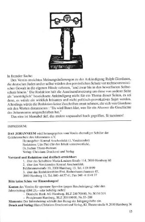 In fremder Sache: