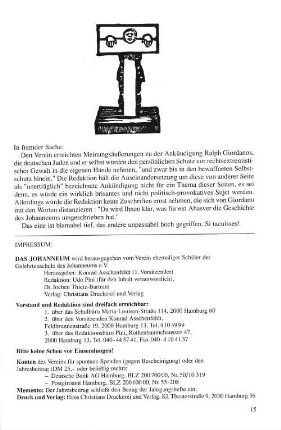 In fremder Sache: