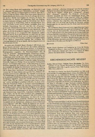 826-828 [Rezension] Junkin, Edward Dixon, Religion versus revolution