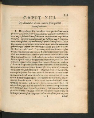 Caput XIII. Quo declaratur ultima conditio principiorum demonstrationis.