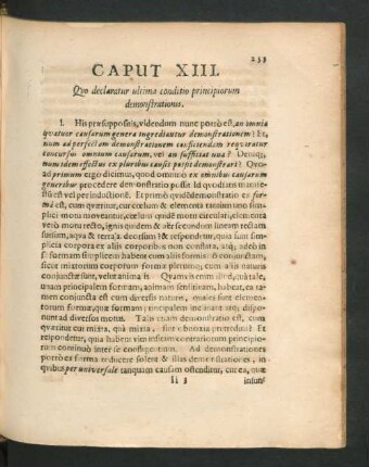 Caput XIII. Quo declaratur ultima conditio principiorum demonstrationis.