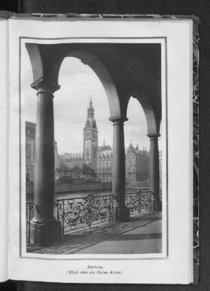 Rathaus (Blick über die kleine Alster)