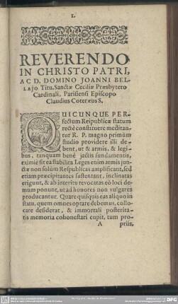 Epistola Nuncupatoria