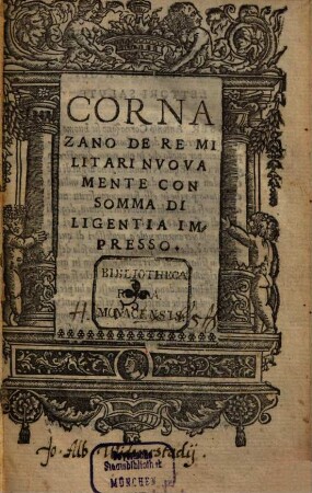 Cornazano De Re Militari