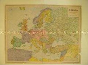 Politisch-administrative Karte von Europa