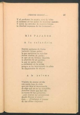 A la paloma
