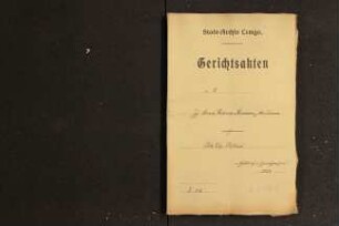 Stivarius, Anna Rebecca z. Alverdissen gegen Volland, Joh. Christoph (S 112) 1722