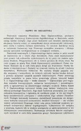 Słowo od Redaktora
