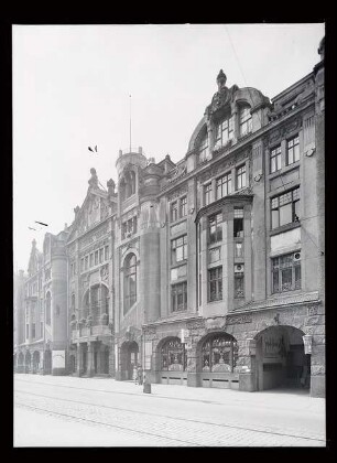 Centraltheater, Chemnitz: Ansicht von Osten (Negativ zu Inv. Nr. TBS 085,10)