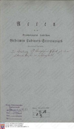 Darmstadt, Armenkasse