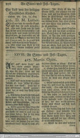 XXVIII. An Sonn-und Fest-Tagen