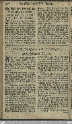 XXVIII. An Sonn-und Fest-Tagen