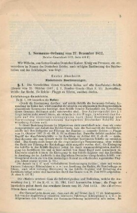 Erster Abschnitt. Einleitende Bestimmungen