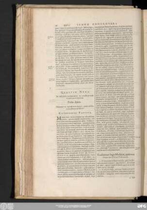 Quaestio Nona. De sufficientia Scripturarum, & necessitate traditionum non scriptarum.