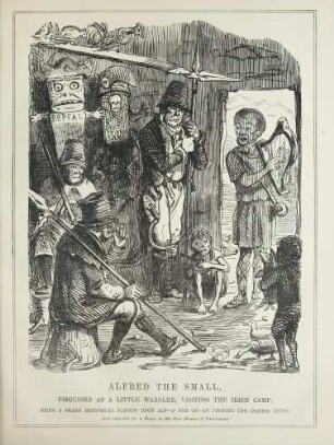 Alfred the small, disguised as a little warbler, visiting the Irish camp; being a grand historical parody upon Alf-d the Gr-at visiting the Danish ditto