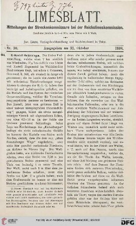 Nr. 30 (31. Oktober 1898)