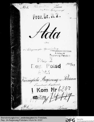 Gewinnung des Bürgerrechts in Zinna