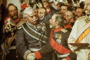 Kaiserproklamation in Versailles 1871