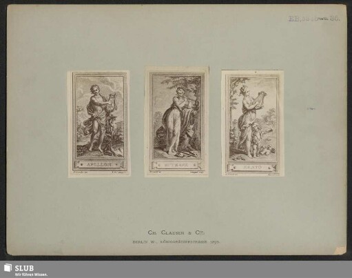 Apollon, Euterpe und Erato