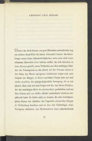 Croisset und Médan