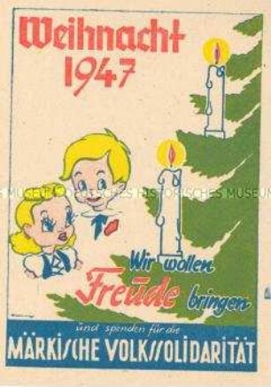 Postkarte der "Märkischen Volkssolidarität"