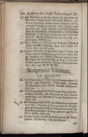 Scriptores Vitarum. In Quarto.