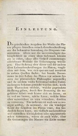 Platons Werke, 1,1
